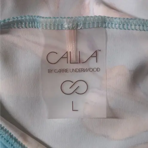 Calia by Carrie Underwood Floral Tank Top in Garden Gate – Sz L – EUC Blue Size L