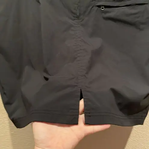 Royal Robbins Women’s Black Hiking Skort Skirt Shorts Size 14