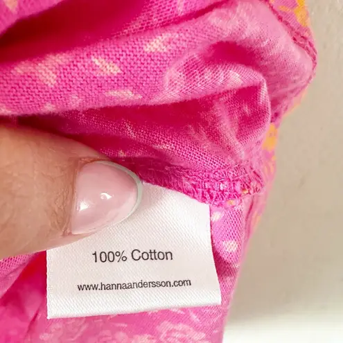 Hanna Andersson Pink Floral Tank Dress Girls Size 160