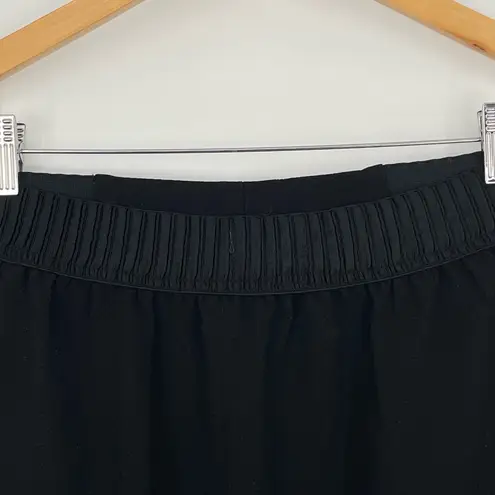 NAF NAF Women's Old Money Black Knee Length Wide Waistband A Line Skirt EU 36 Size XS