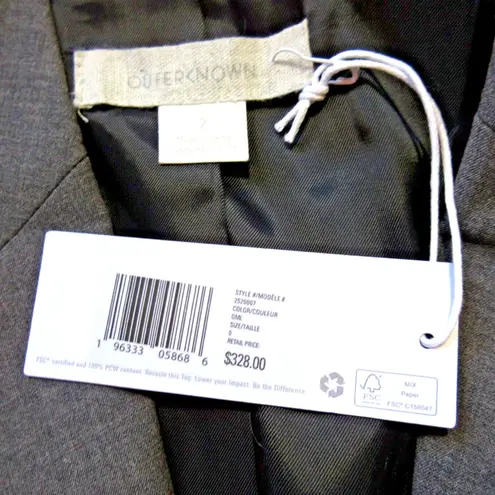 Outerknown NWT Parker in Heather Gray Oversized Boyfriend Stretch Wool Blazer 2 - Image 3