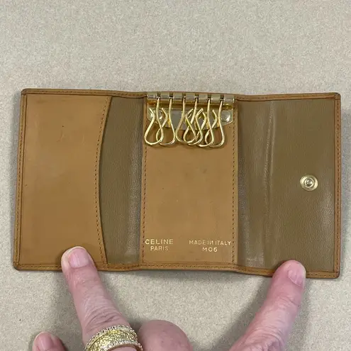 CELINE Vintage Macadam 6-Key Cles - Preowned