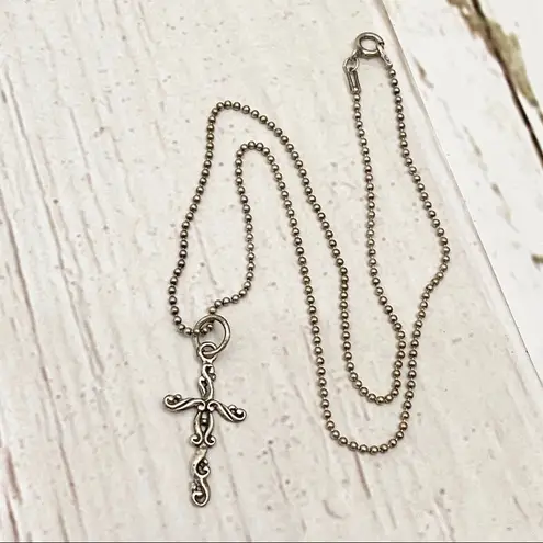 Pacific&Co MS 925 Signed Cross Necklace