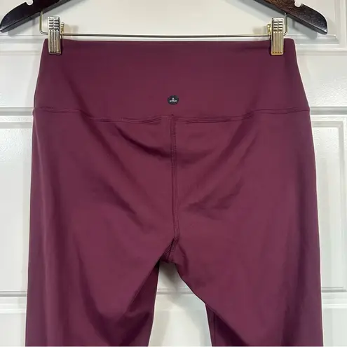 prAna Mindset Classic High Rise 7/8 Leggings In Fig UPF 50 Size Large
