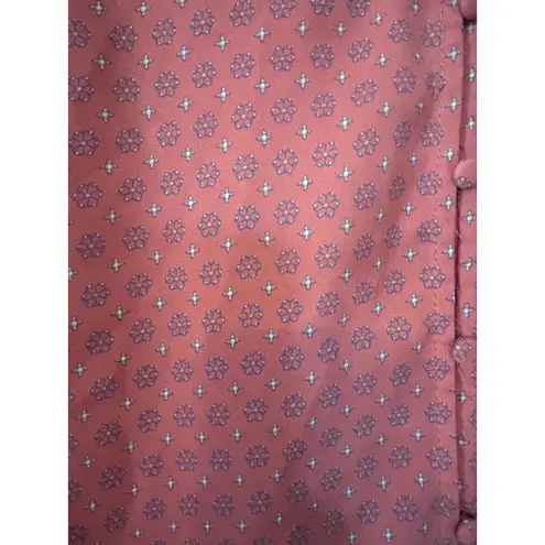 Carolina belle Orange Patterned V-Neck Blouse - Size L