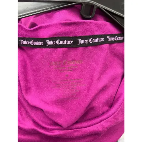 Juicy Couture  Purple Rhinestone Sleep T-Shirt‎ Size L