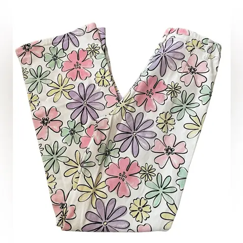 Bailey Rose Hippie Boho Cottagecore Floral High Waist Wide Leg Baggy Denim Jeans Size undefined