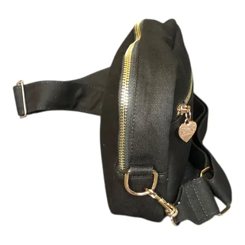 626 x Marissa Leigh Signed Camo Denim Crossbody Bag Detachable Adjustable Strap Green