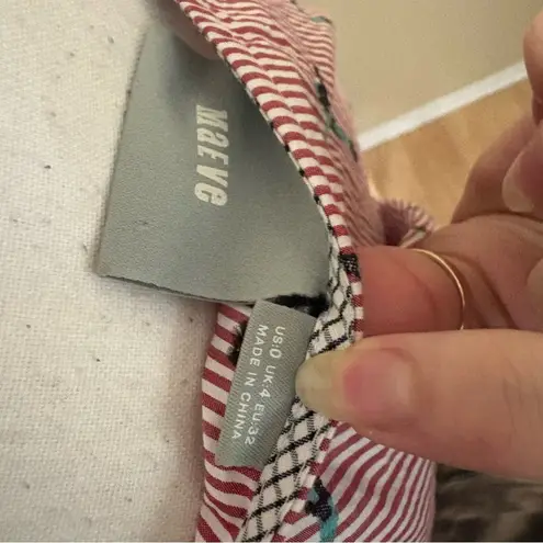 Maeve Bathing Beauty Dress Divers Size 0 Striped