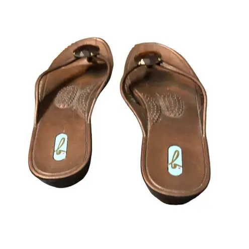 OKA B Women's Flip Flop Sandal Marian Copper