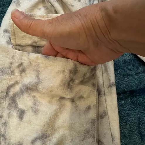 Paper Crane Tie-Dye Wide Leg Festival Lounge Pants – Cottagecore Boho Size L