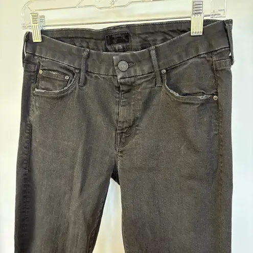 Mother The Looker Not Guilty Black Skinny Jeans Edgy Classic Punk Rocker Size 28