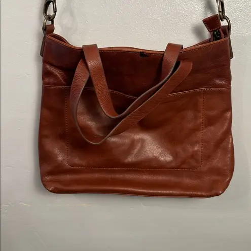 Fat Face The Paris Tote Bag 100% Brown Leather