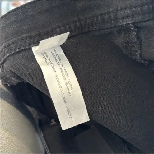 supplies Black Cargo Pants with Durable Fabric and Belt Loops Size 14