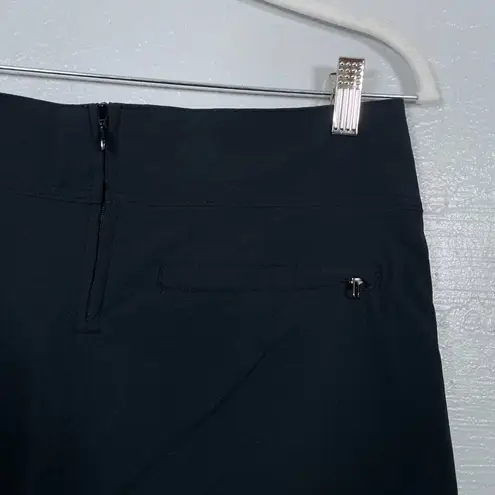 Royal Robbins Women 4 Black Discovery Skort Skirt Stretch Lined Hiking Gorpcore