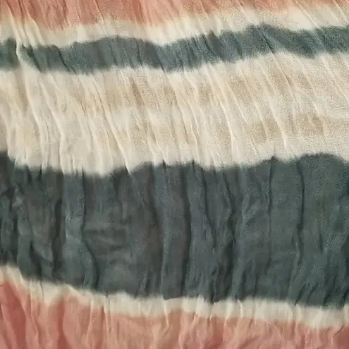 Gypsy 05 💕💕 Knotted Fringe Tie Dye Scarf Sarong