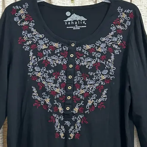 Sahalie Embroidered Long Sleeve T