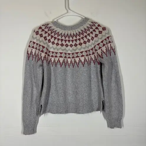 Marine layer Bethany Fair Isle Sweater Size Small