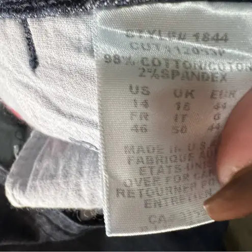 NYDJ Teresa Wide Leg Denim Trouser Pants