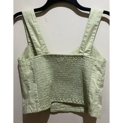Abercrombie & Fitch NWT ~  Cropped Sleeveless Top ~ Medium ~ Green