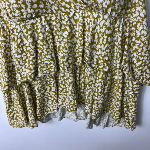 Elle floral layered tank top padded top women’s size XL