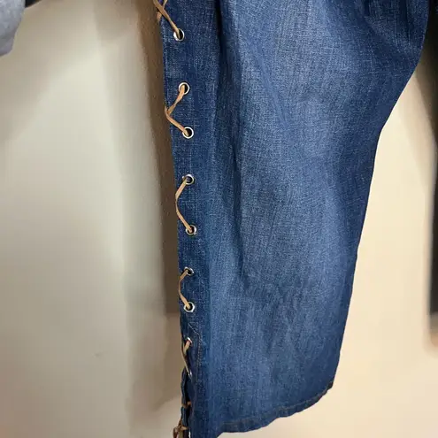 Zana Di Y2K vintage Lace Up Side Jeans