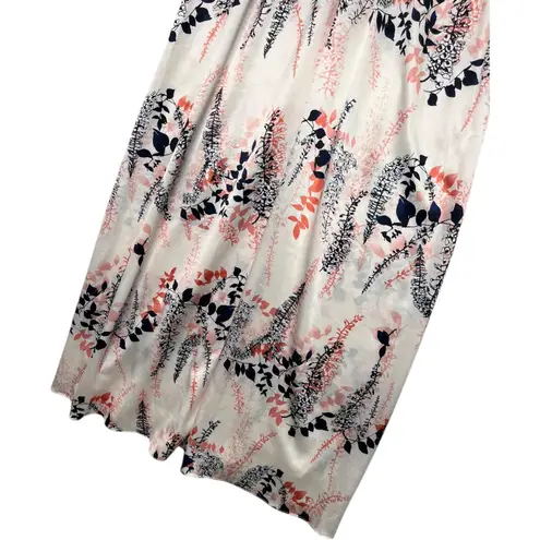 Oscar de la Renta Nightgown Womens Medium White Floral Lace Sleepwear Pajama