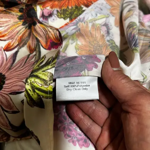 Katie May Womens Maxi Dress Pink Daisy Tara Floral Sleeveless Gown Size L