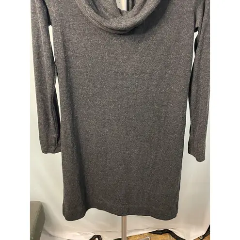 Michael Stars Anthropologie Gray Cowl Neck Long Sleeve Dress Size M