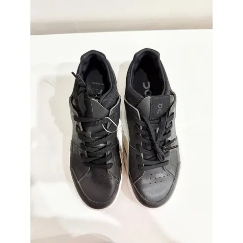 On Art The Roger Federer Clubhouse Tennis Sneaker Shoes Black Women's Size 8