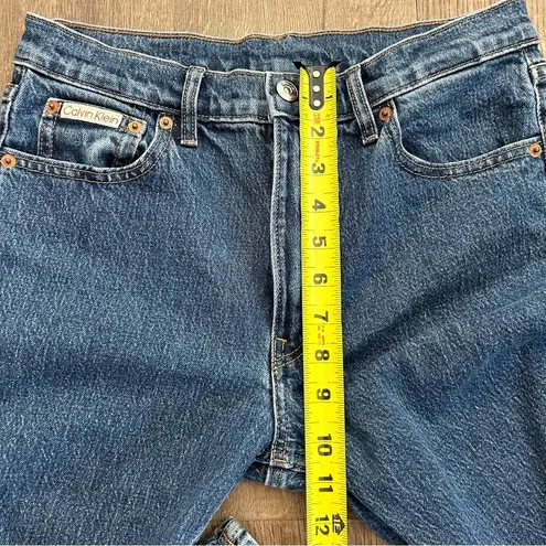 Calvin Klein Original Straight High Rise Ankle Denim Jeans 26