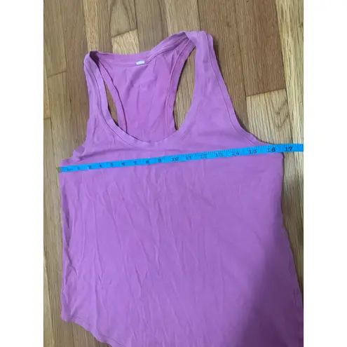 Lululemon 16.5” PTP pink acid wash lulu workout tank top gym athletic shirt Size M