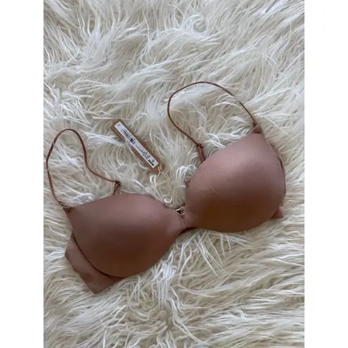 SKIMS Wireless Form Micro Strap Plunge Bra Sienna Size 32B