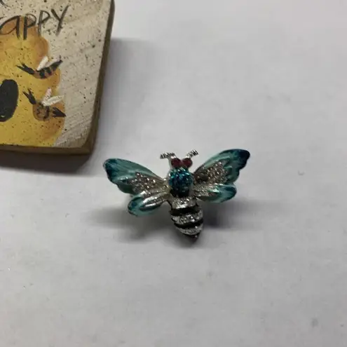 Lot Of 2 Brooches Pins • Bee Happy (Be Happy)