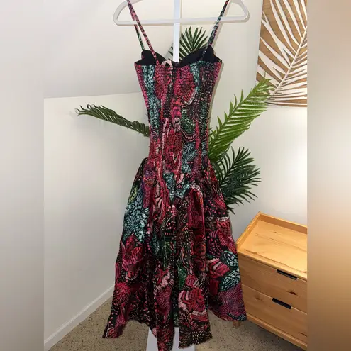 Hutch Lietta Gown condensed embroidered floral size Xsmall NWT!