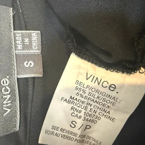 Vince  small silk side split curve hem blouse tunic top TLS2 2787 - Image 4