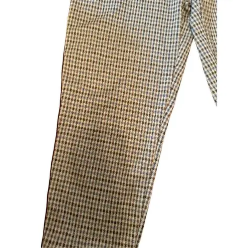 Maeve by Anthropologie Tan Plaid Pull on Pants Sz XS