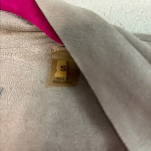 Bagatelle Waterfall Faux Suede Jacket