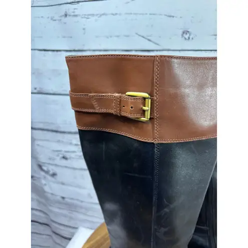 Bandolino Women's Heeled Boots Size 8 Black and Brown