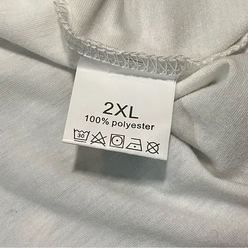 Butterfly shirt 2XL White Size XXL