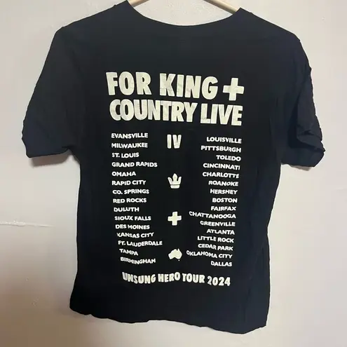 Tultex Black Short Sleeve Tee Concert Style