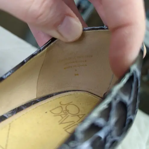 Joan & David Womens Heels Snake Print Stiletto Platform Pumps Shoes 9 DVFLIPP