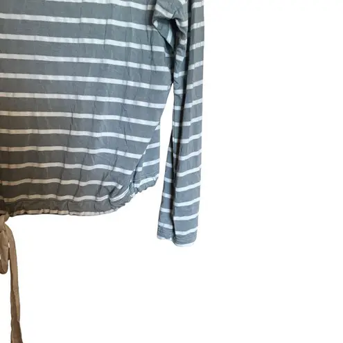 Eberjay eberjey Pajama Lounge Top Women Small Multicolor Stripe Drawstring Waist Slouchy