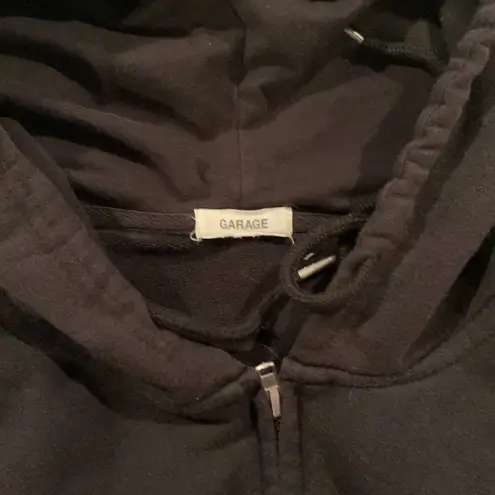 Garage Cropped Zip-Up Hoodie