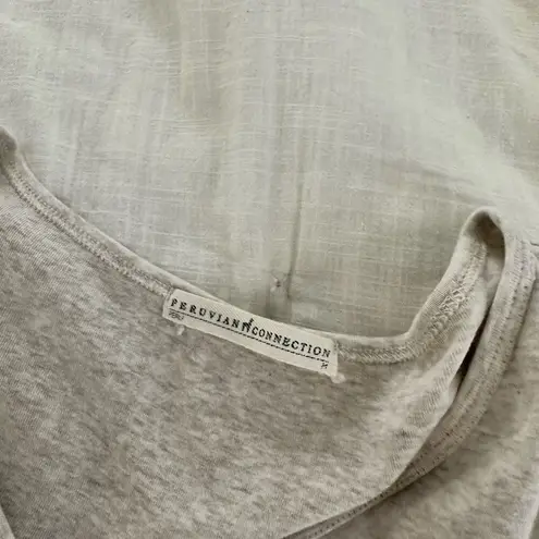 Peruvian Connection Women’s Medium Longsleeve Pima Cotton Dress