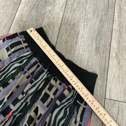 Free People  Boho Geometric Mini Skirt | Black Multicolor Pattern Size M - Image 3