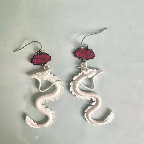 Studio Ghibli “Spirited Away” Haku & Flower Drop Earrings