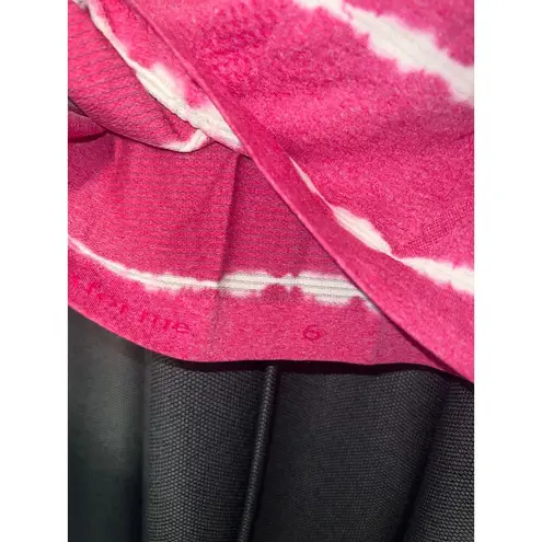 Lululemon  Swiftly Size 6 Pink and White