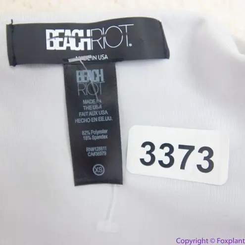 Beach Riot NEW Emmy Bottom In Black Neon Pink Colorblock, XS