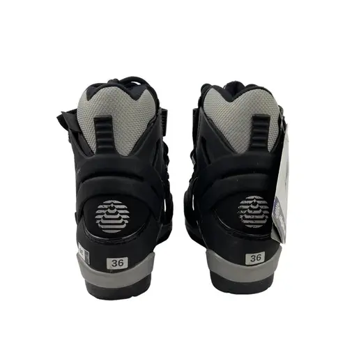 New Alpina BC 1550 Backcountry Telemark Black Gray Ski Boots Size 36